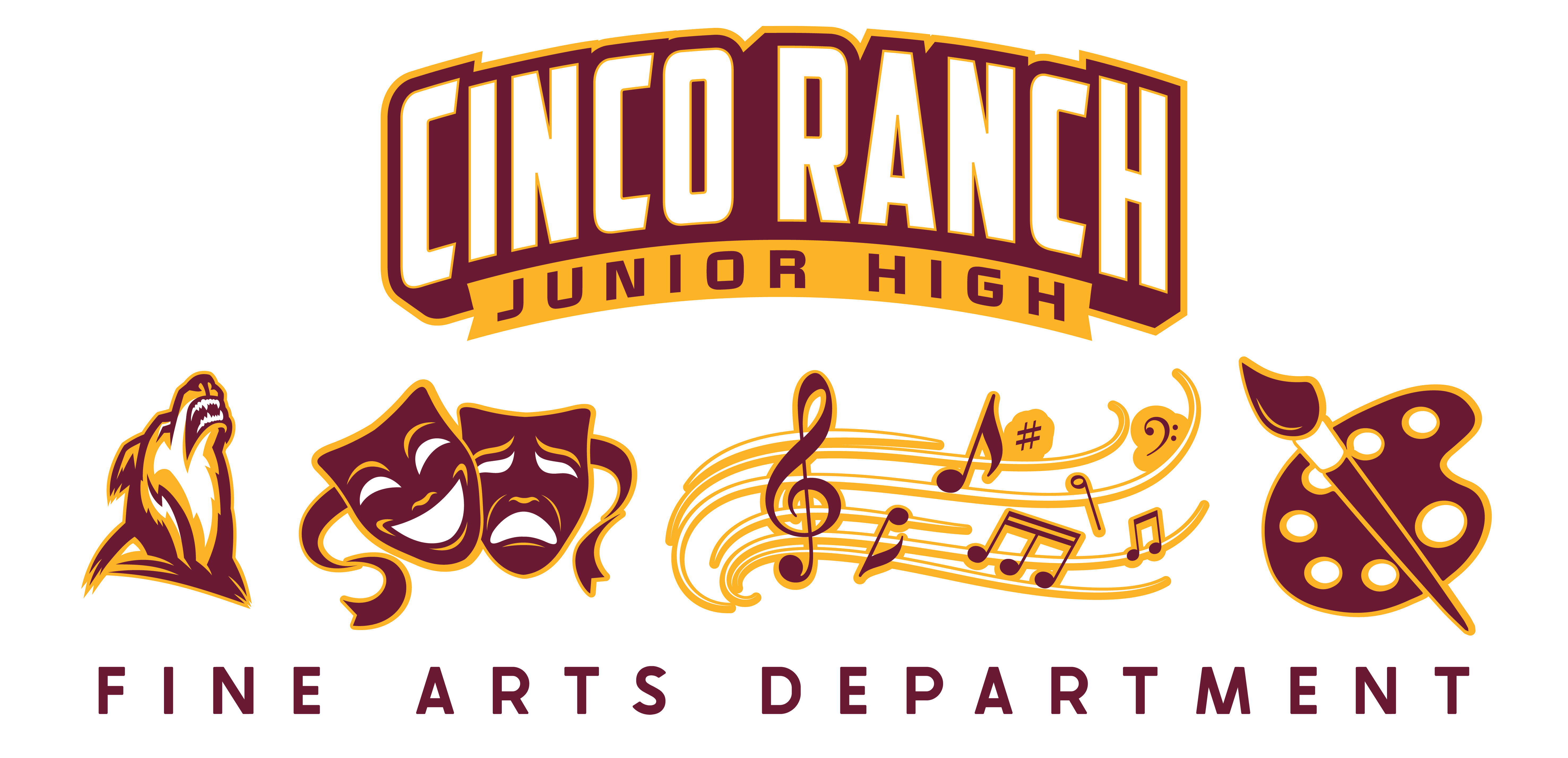 Cinco Ranch Junior High Fine Arts Logo